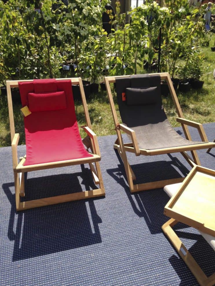 Chilienne – Tectona Chaise chilienne rouge de Tectona